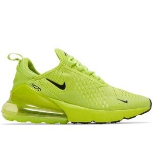 Nike Air Max 270 Wmns Size 8.5 Atomic Green/Black/Lt Lemon Twist